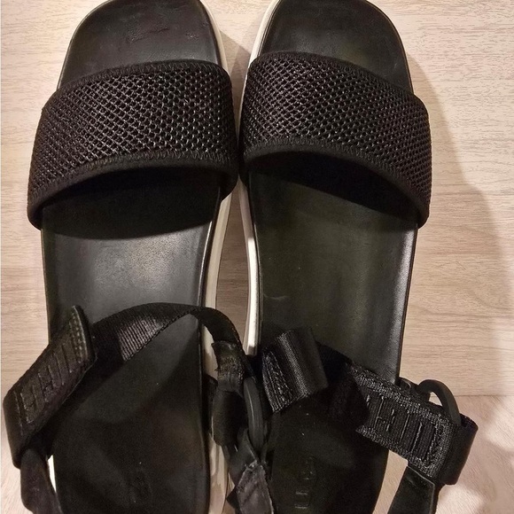 UGG Black Sandals – Size 8.5 – Adjustable Straps – Comfy & Stylish - Picture 1 of 5